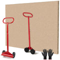 Adjustable Drywall Dolly Cart with Wheels - Portable Panel Moving Tool for Drywall, Lifting & Moving Panels - Easy Tool-Free Ass
