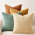 Topfinel 20X20 Inch 4 Pack Decorative Throw Pillow Covers,Soft Velvet Modern Double-Sided Designs, Mix And Match For Home Fall D