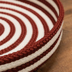 Candy Cane Round Tray - Red 18&Quot;X18&Quot;X3&Quot;