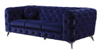 Acme Atronia Sofa in Blue Fabric