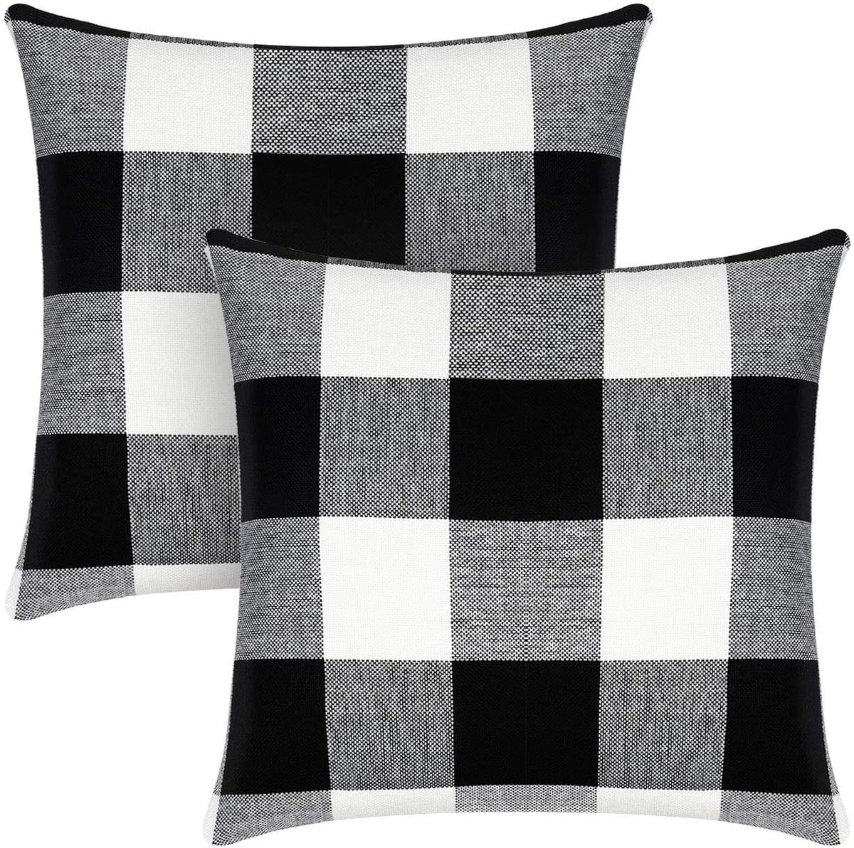 H B Msala 100% Recyclable Dust Free Black Hosiery Cotton Medium Hard Cotton Cover Checkered Cushion Filler For Home Dcor Big Sof