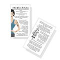 Tattoo Aftercare Instructions Cards | 50 Pack | Double Sided Size 2 X 3.5' Inches Business Card | White With Tattooed Lady Desi