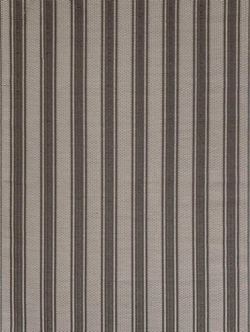Mad Mats Geometric Outdoor Rug, Reversible Plastic Mat (4' X 6', Vertical Stripe - Beige)