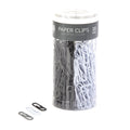 U Brands Paper Clips, Medium 1-1/8-Inch, Black White And Gray Fashion Colors, 300-Count