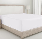 California Design Den Twin Fitted Sheet, Soft 400 Thread Count 100% Cotton, No Pop-Off Elastic, Deep Pocket Cooling Sheets, Dura