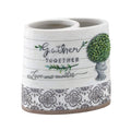 Avanti Linens Modern Farmhouse Toothbrush Holder