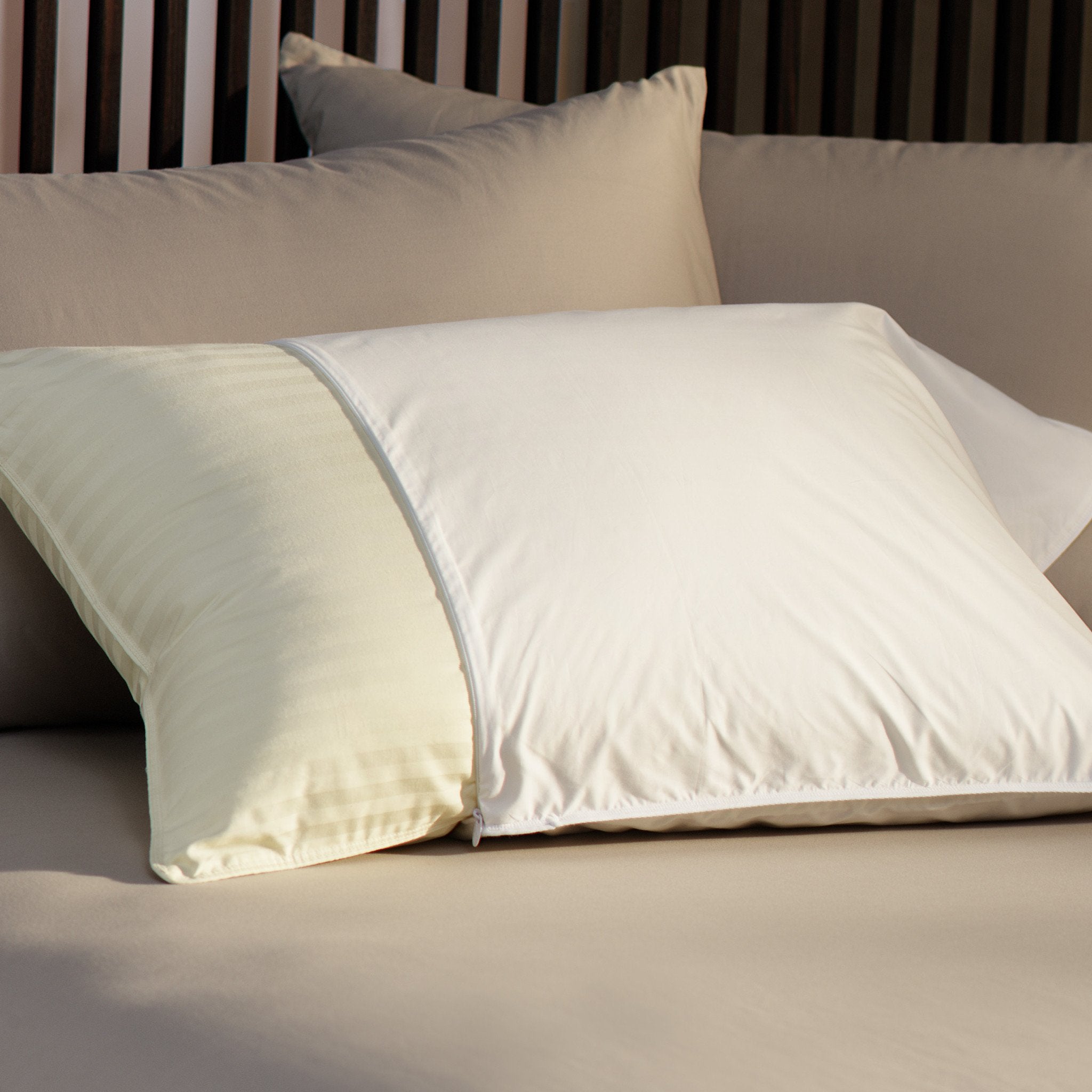 Restful Nights Essential Pillow Protector King (20X36 Inch) White