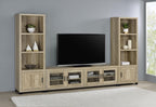 Coaster Sachin 3-Piece Entertainment Center, Antique Pine