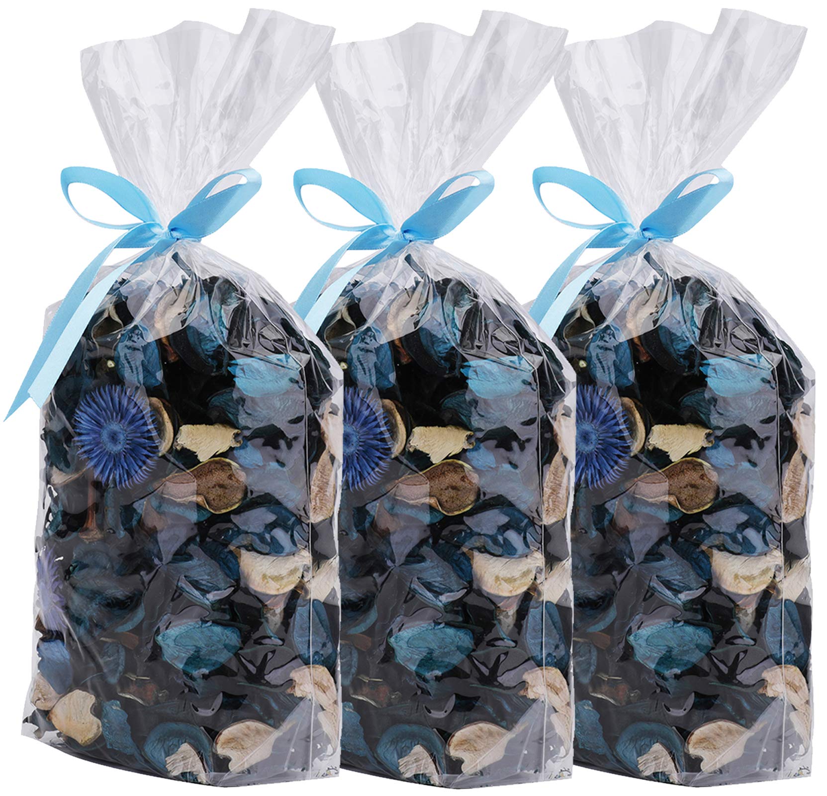 Yesland 3 Pack Potpourri Bag, Ocean Scent Fresh Perfume Sachet of Dried Flower Petals, Perfect Bowl and Vase Decorative Filler f