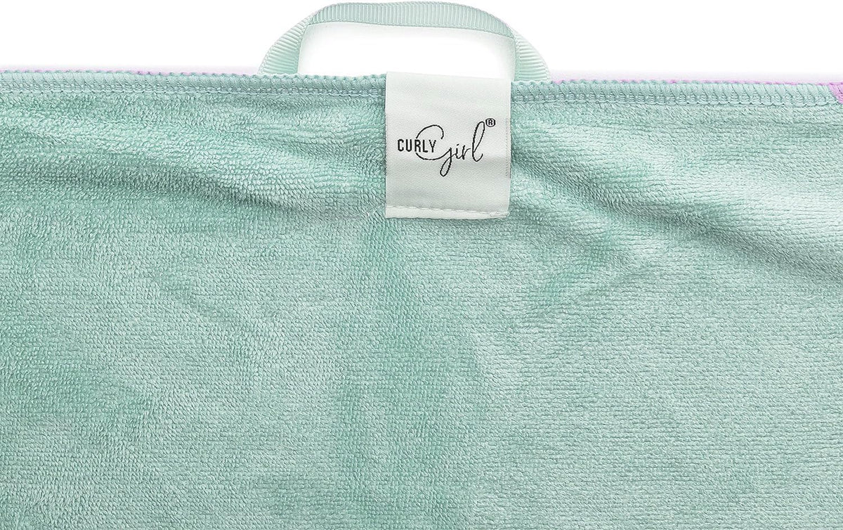 Curly Girl Microfiber Hair Towel - Anti-Frizz, Absorbent, Fast Drying - For Curly Hair - Microfiber Hair Towel For Curly Hair