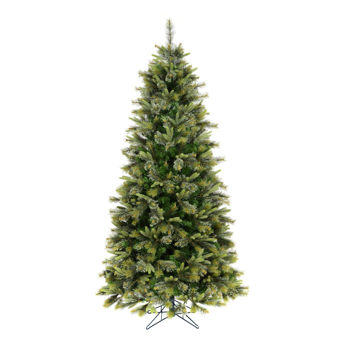 Vickerman 7.5 Unlit Cashmere Slim Artificial Christmas Tree  Faux Tree For The Holidays  Reliable And Durable  Realistic Gre