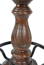 AFD Home Church Street Leather Bar Height Stool