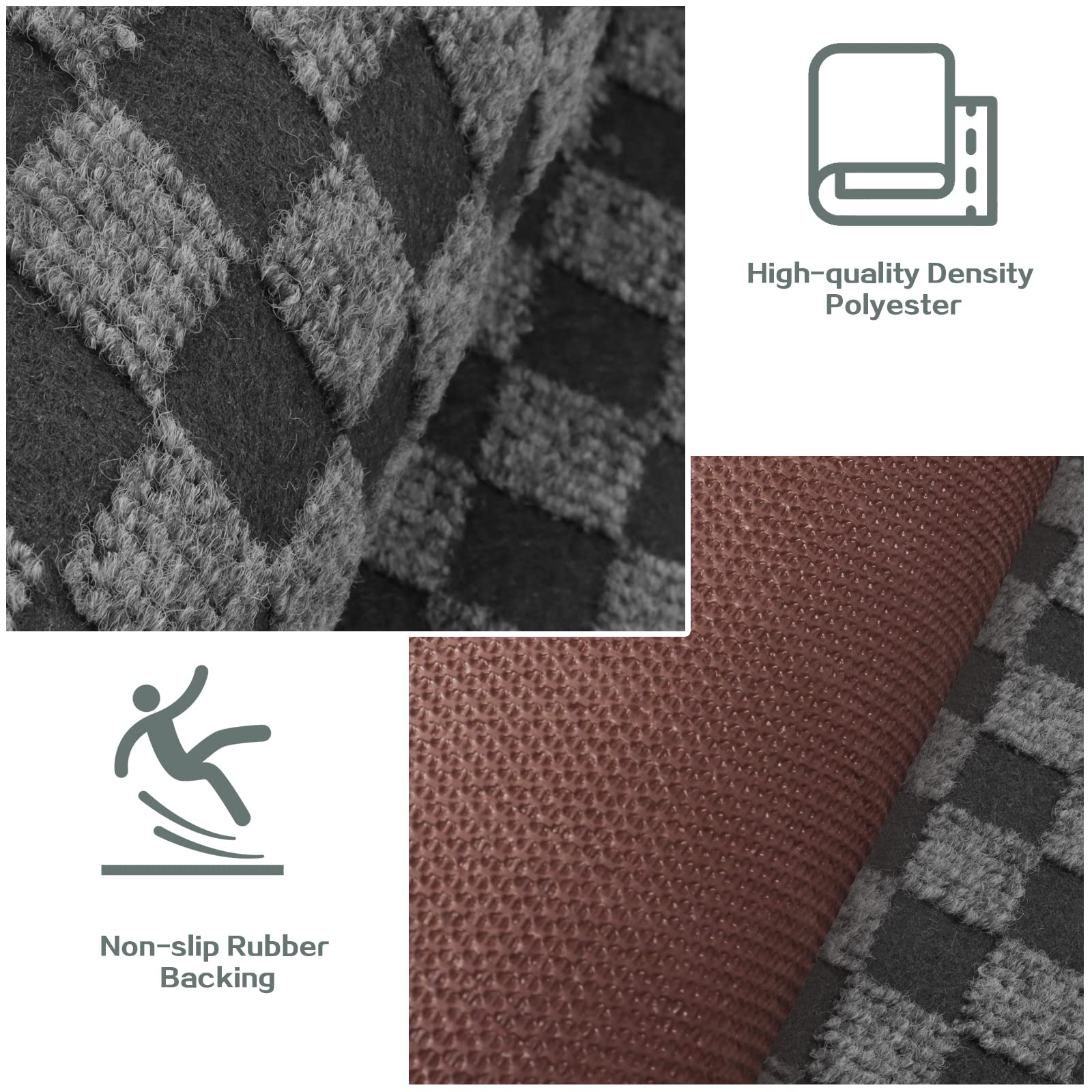 Custom Size Runner Rug 3 Ft X 79 Ft, Zgr 2-82Ft Carpet Runners Hallway Entryway Kitchen Garage Laundry Room Area Rugs With Non-S
