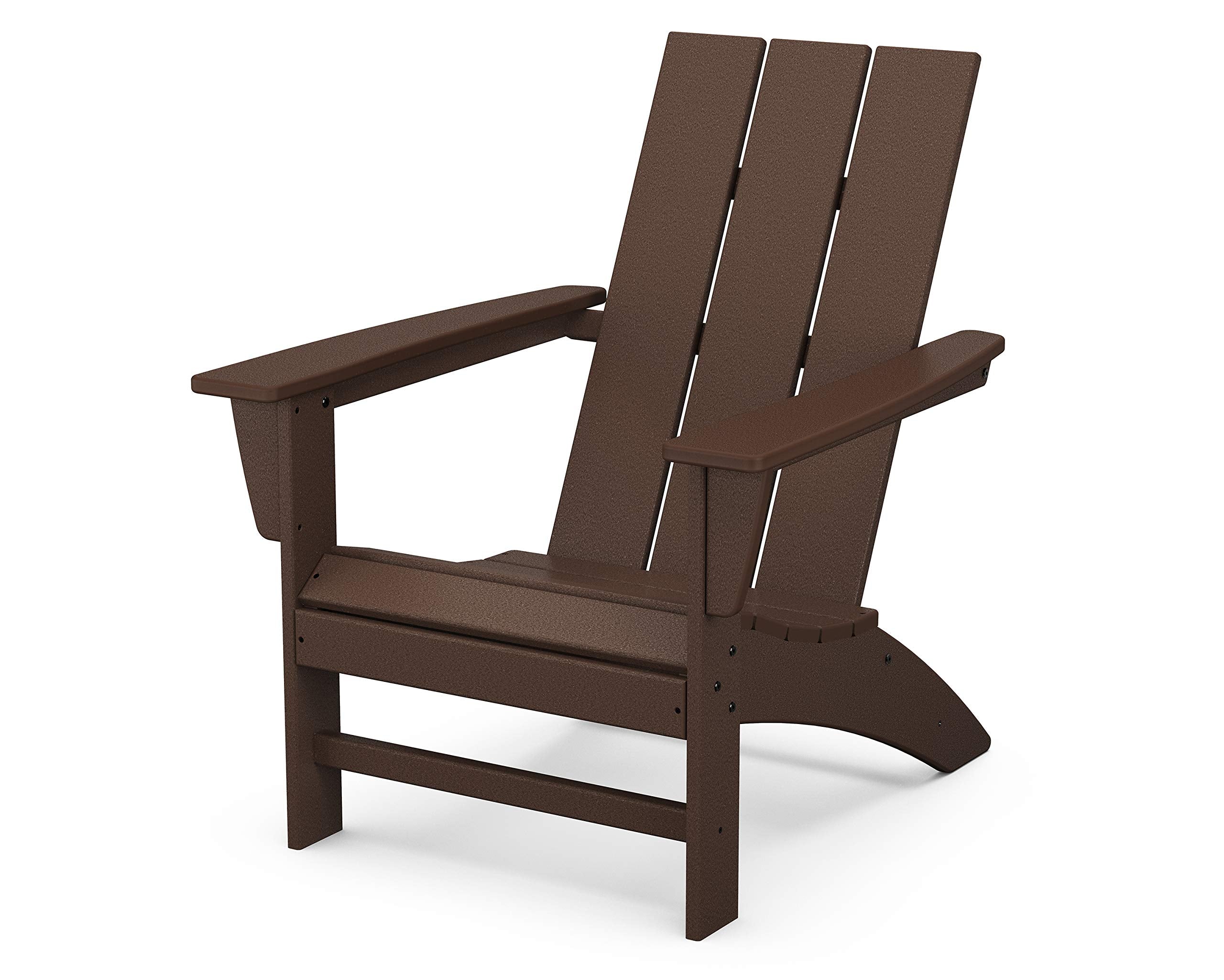 Polywood Ad420Ma Modern Adirondack Chair, Mahogany