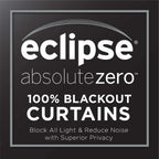 Eclipse Gabriella Grommet Top Curtains For Bedroom, Single Panel, 40'' X 95'', Ivory