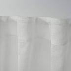 Exclusive Home Belgian Sheer Hidden Tab Top Curtain Panel Pair, 50''X 84'' Snowflake