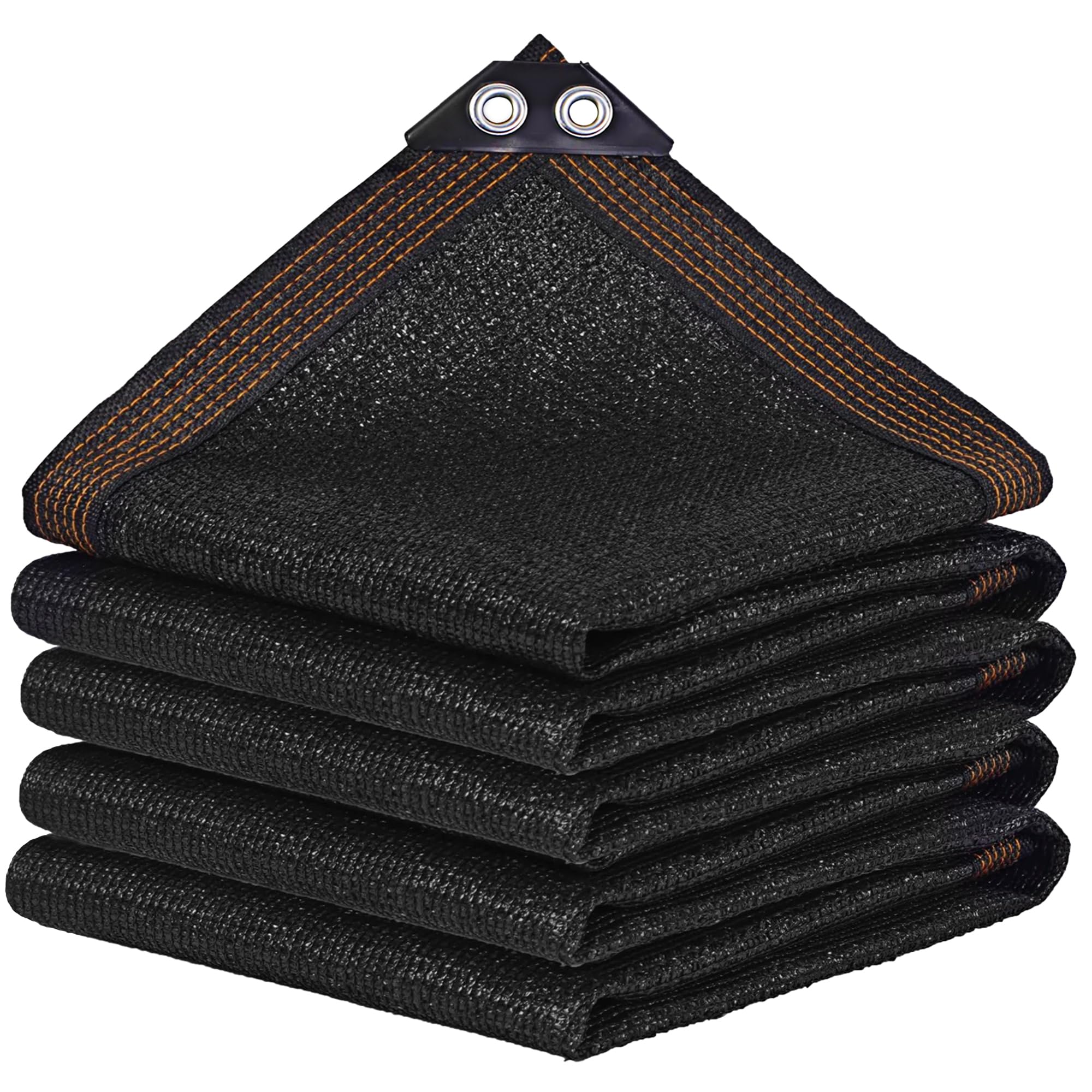 Winemana Black Shade Cloth 70%, 8X10 Ft Mesh Tarp - Garden Shade For Greenhouse, Patio, Vegetables, Plants Cover And Chicken Coo