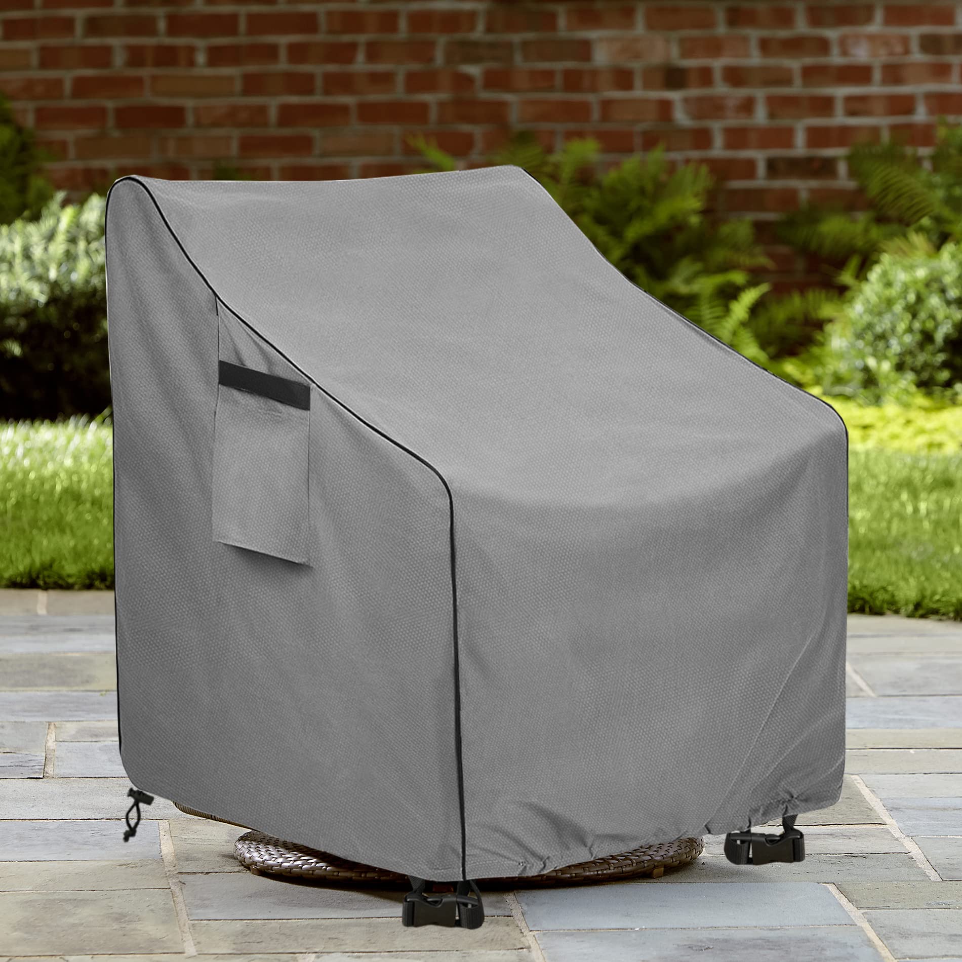Okcool Outdoor Swivel Chair Cover 2 Pack,Outdoor Furniture Patio Chair Covers Waterproof Clearance,(27.5'' W X 32.5'' D X 39'' H