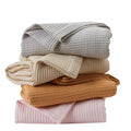 100% Cotton Blanket For King Size Bed - Pink Waffle Weave Lightweight Summer Bed Blanket - 102X90In Prewashed Breathable, Woven,