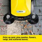 Kärcher S 6 Twin Push Sweeper Yellow Bristle 1.766-461.0