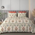 Decomizer Super Soft Glace Cotton King Size Ac Comforter Ii Blanket Ii Duvet For Double Bed With 1 Flat Bedsheet And 2 Pillow Co