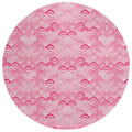 Seabreeze Sz2 Pink Coastal Rug Round 8' X 8'