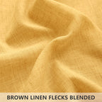 Mrs.Naturall Yellow Gold Curtains 90 Inch Length For Bedroom 2 Panels Pocket Fall Drapes Semi Sheer Light Filter Mustard Yellow Gold Curtains For Living Room Family Sitting Playroom Sunroom 52X90 Long