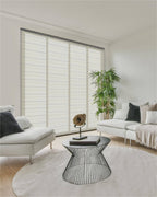 GoDear Design Adjustable Verticsl Sliding Panel Track Blinds for Windows, Room Dividers Walls, Closet Doors, Extendable Track fr