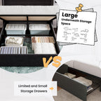Sha Cerlin Full Size Lift Up Storage Bed/Velvet Upholstered/Modern Wingback Headboard/Upholstered Platform Bed Frame/Hydraulic Storage/No Box Spring Needed/Black
