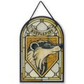Open Road Brands Harry Potter Hufflepuff Crest Hanging Acrylic Wall Decor - Beautiful Hufflepuff Wall Art for Home