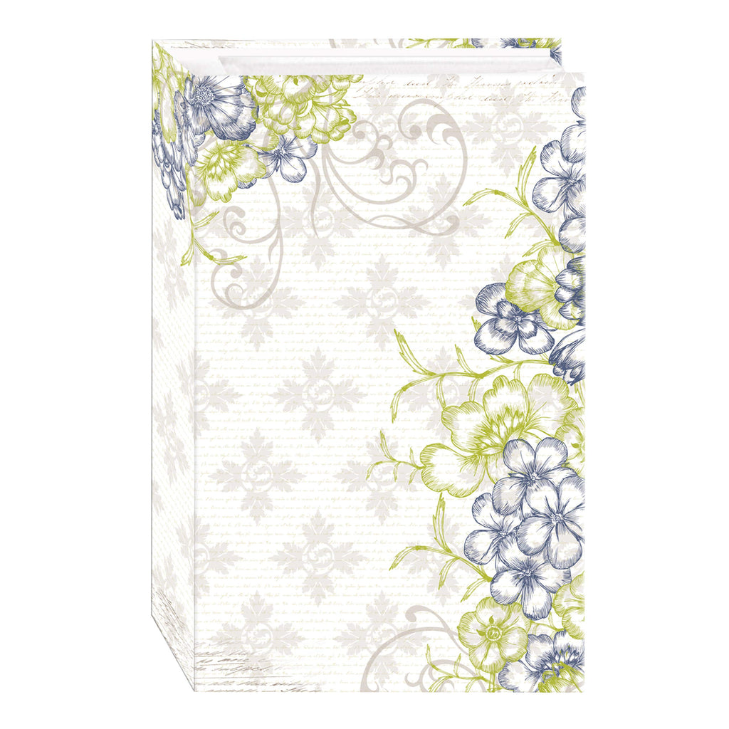 3-Ring Photo Album 504 Pockets Hold 4x6 Photos, Cobalt Breeze Design