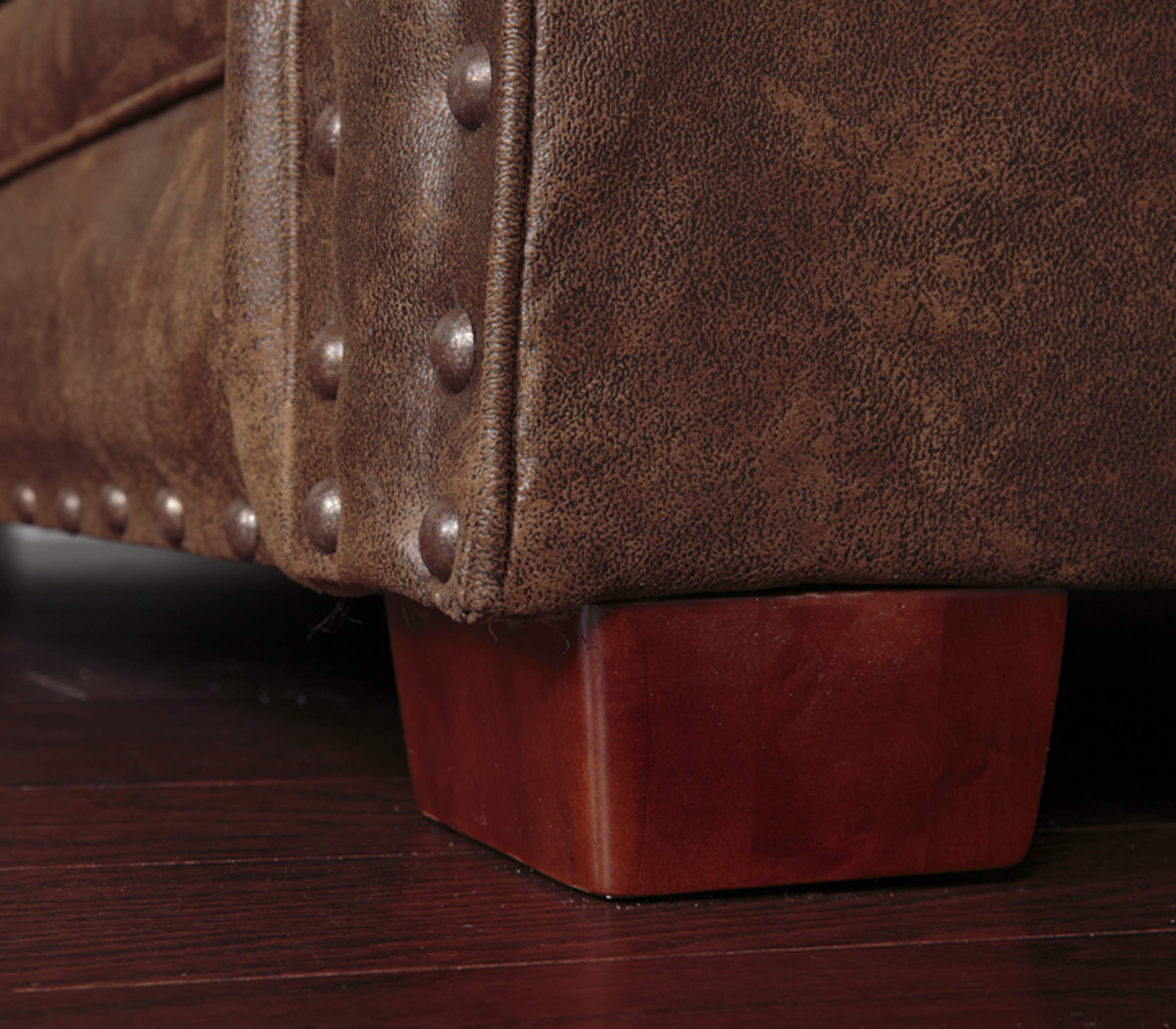 American Furniture Classics Model Buckskin Sofa, Pinto Brown