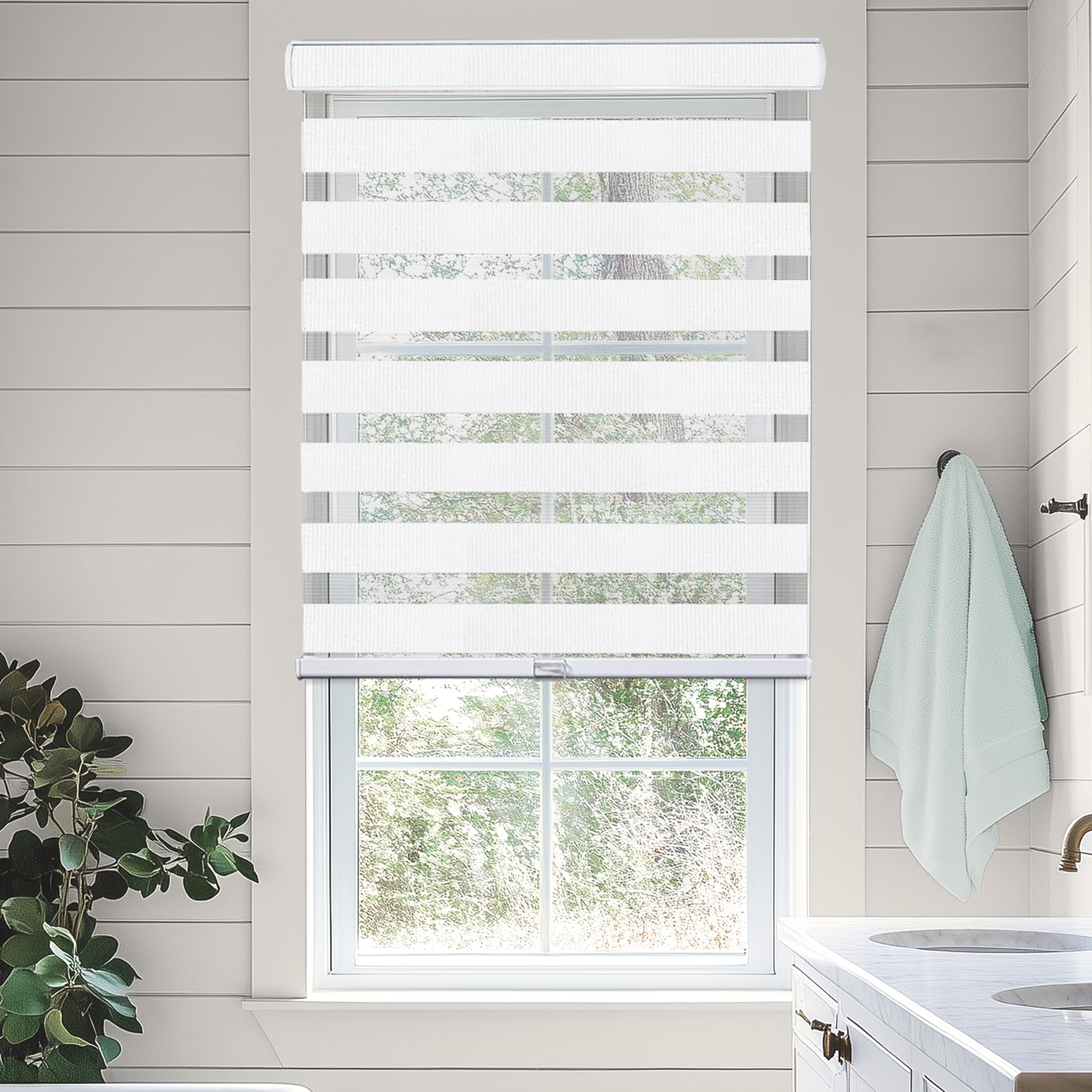 CHICOLOGY Zebra Blinds , Roller Window Shades , Blinds for Windows , Roller Shades for Windows , Window Shades for Home , Window