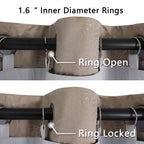 Chyhomenyc Curtain Liners With 13 Rings, Blackout Curtain Liner For 54 Inch Curtains, Each 40'' Wx50 L, 2 Liners Per Set With 13