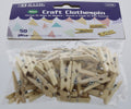 BAZIC Mini Natural Clothespins, Wood, 50 Per Pack (3438-24P)