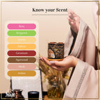 Oud Al Ibtisam Bakhoor Set By Dukhni | 2 X 9 Piece Each & Taj Bakhoor Burner | Arabic Bakhoor Incense | Warm Floral Oud Blend |