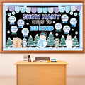 Winter Bulletin Board Set Snow Many Ways to Be Kind Bulletin Board Snowman Penguin Snow Globe Cutouts Motivational Classroom Dec