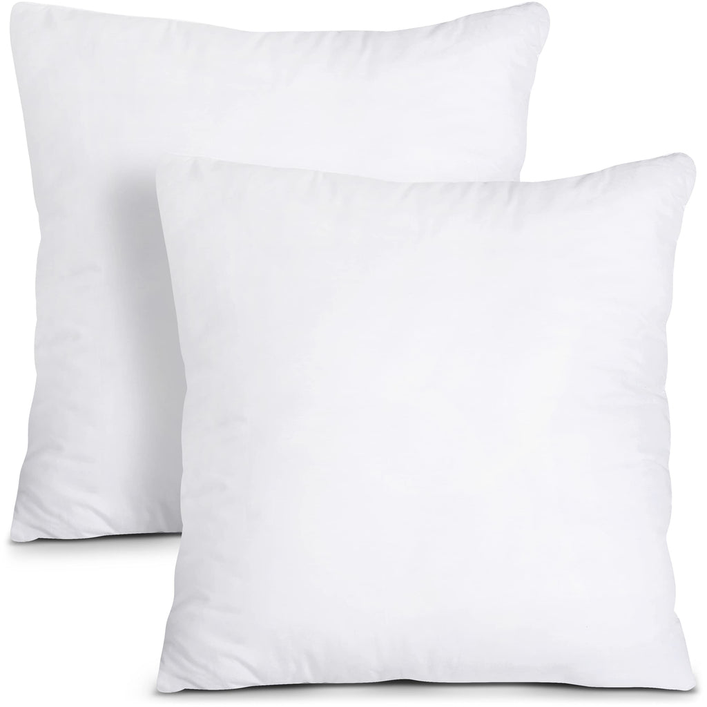 Utopia Bedding Throw Pillows Insert (Pack Of 2, White) - 12 X 12 Inches Bed And Couch Pillows - Indoor Decorative Pillows