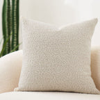 Domvitus Boucle Pillow Covers 24X24 Luxury Throw Pillow Covers Decorative Pillows For Bed Sofa Pillows For Living Room Accent Co