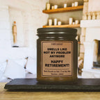 Retirement Candle - Funny Retirement Gifts For Men Women 2024 | Funny Retirement Candle For Woman Man | Farewell Gifts For Cowor