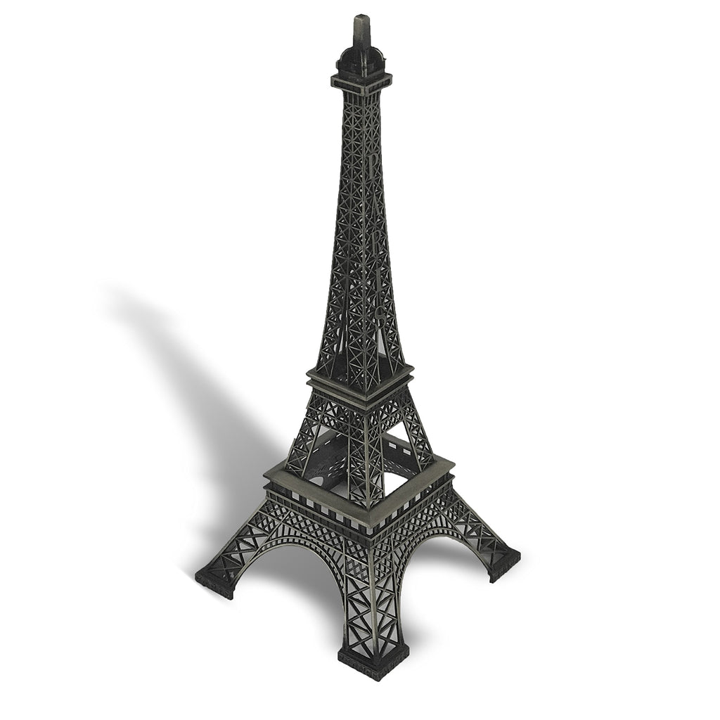 Allgala 15'' Eiffel Tower Statue Decor Alloy Metal, Black