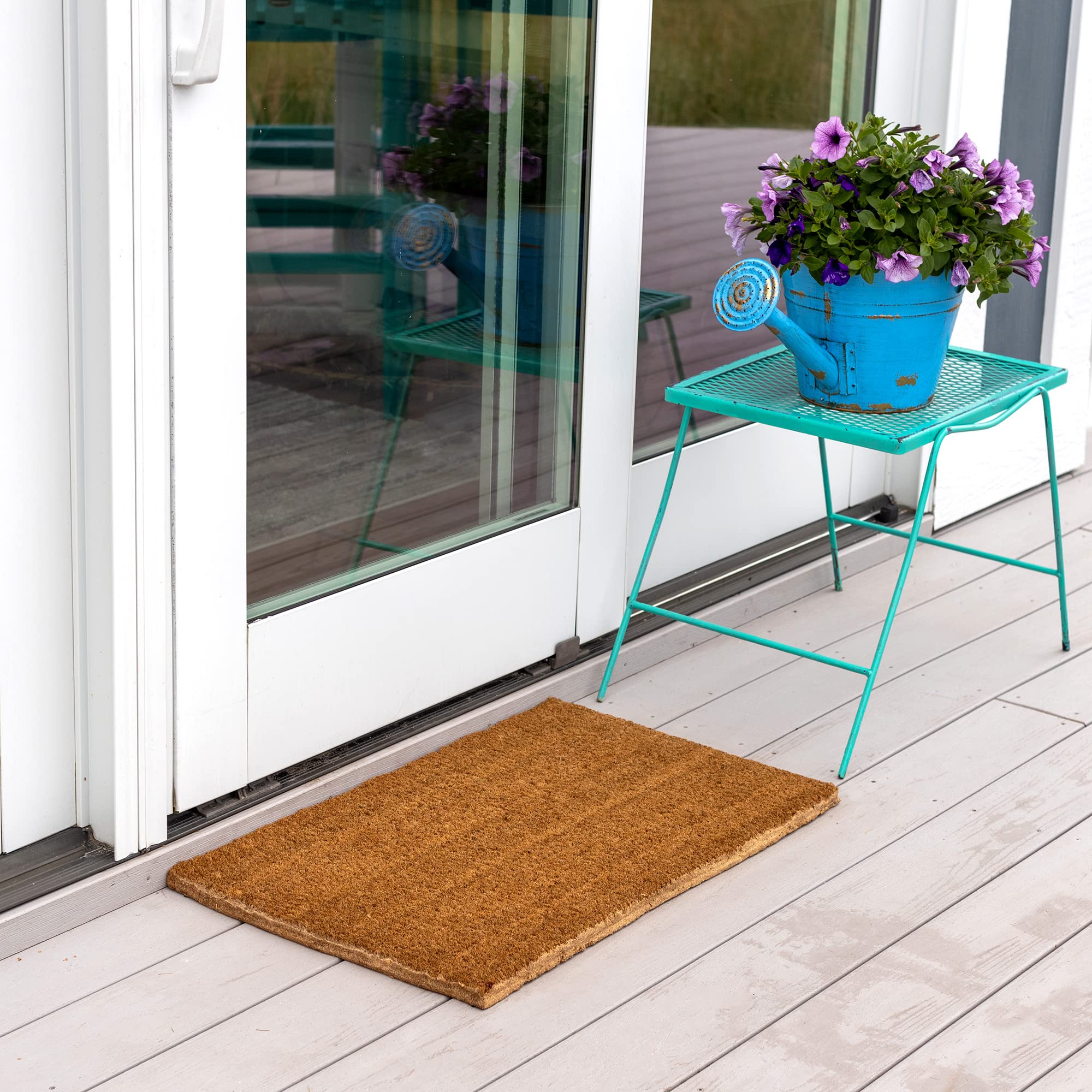 Ninamar Blank Coir Door Mat - Plain Doormat For Custom, Personalized Diy Craft Designs - 28 X 17 Inch