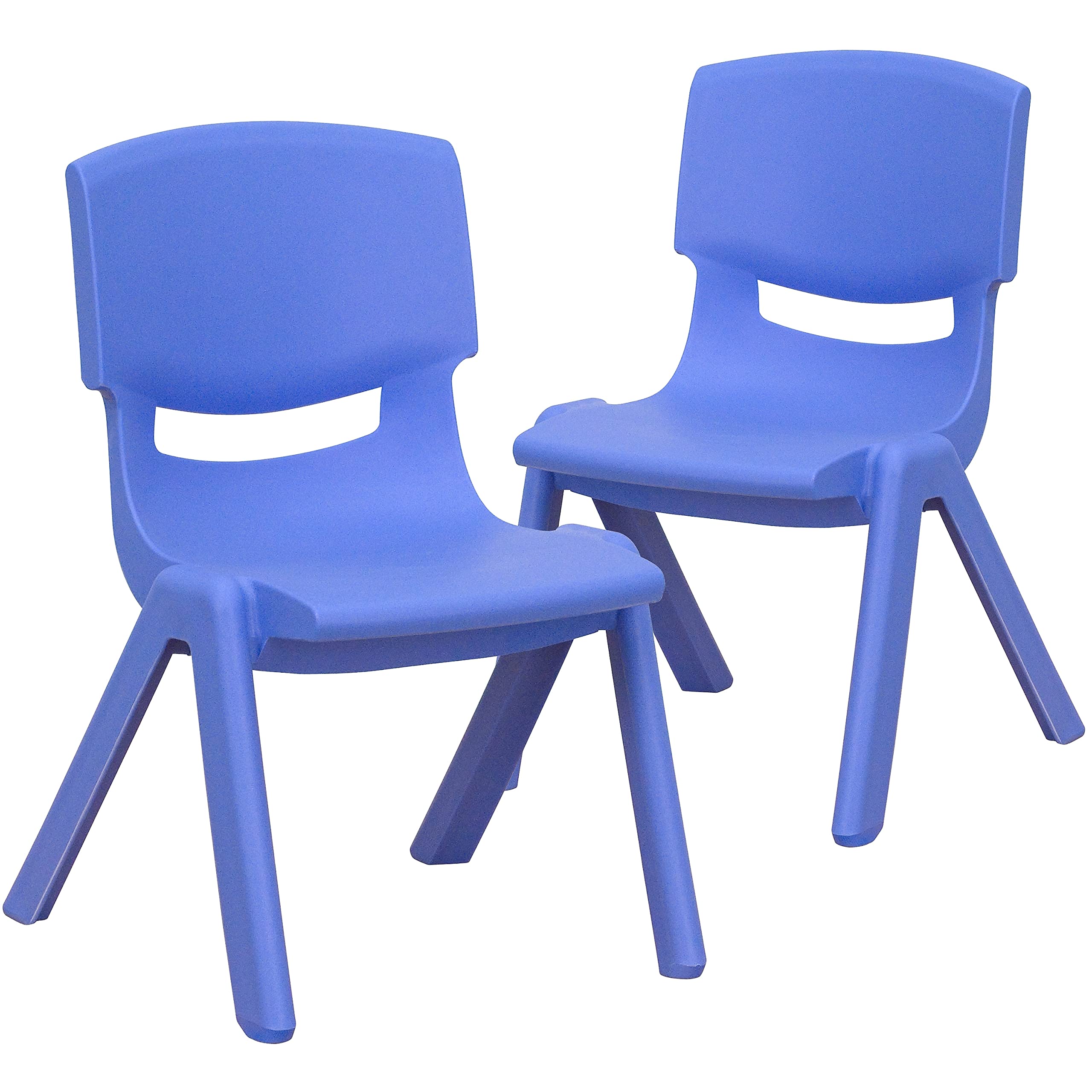 Set of 2 Plastic School Chairs