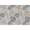 Seabreeze Sz4 Gray Coastal Rug Rectangle 8' X 10'