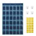 Saverho 36 Clear Pockets Classroom Pocket Chart For Cell Phone And Calculator Holder, Door Hanging Pocket Chart For Classroom Wi