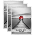 ELSKER&HOME 18x24 Poster Frame 3 Pack, Sliver Picture Frame for Horizontal or Vertical Wall Mounting,Sturdy and Scratch-proof