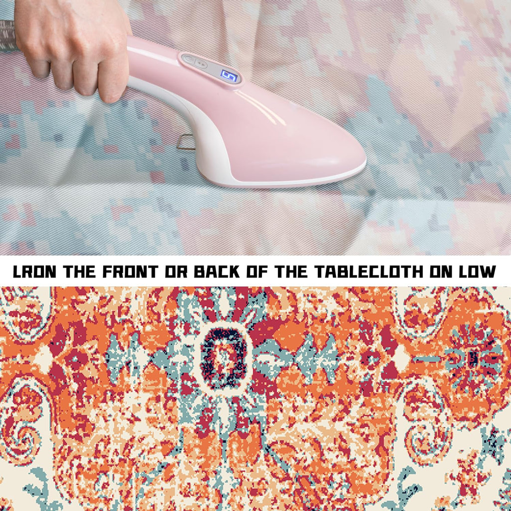 Ethnic Boho Round Fitted Tablecloth With Elastic Round Outdoor Tablecloth Round Elastic Tablecloth For Round Tables Waterproof W