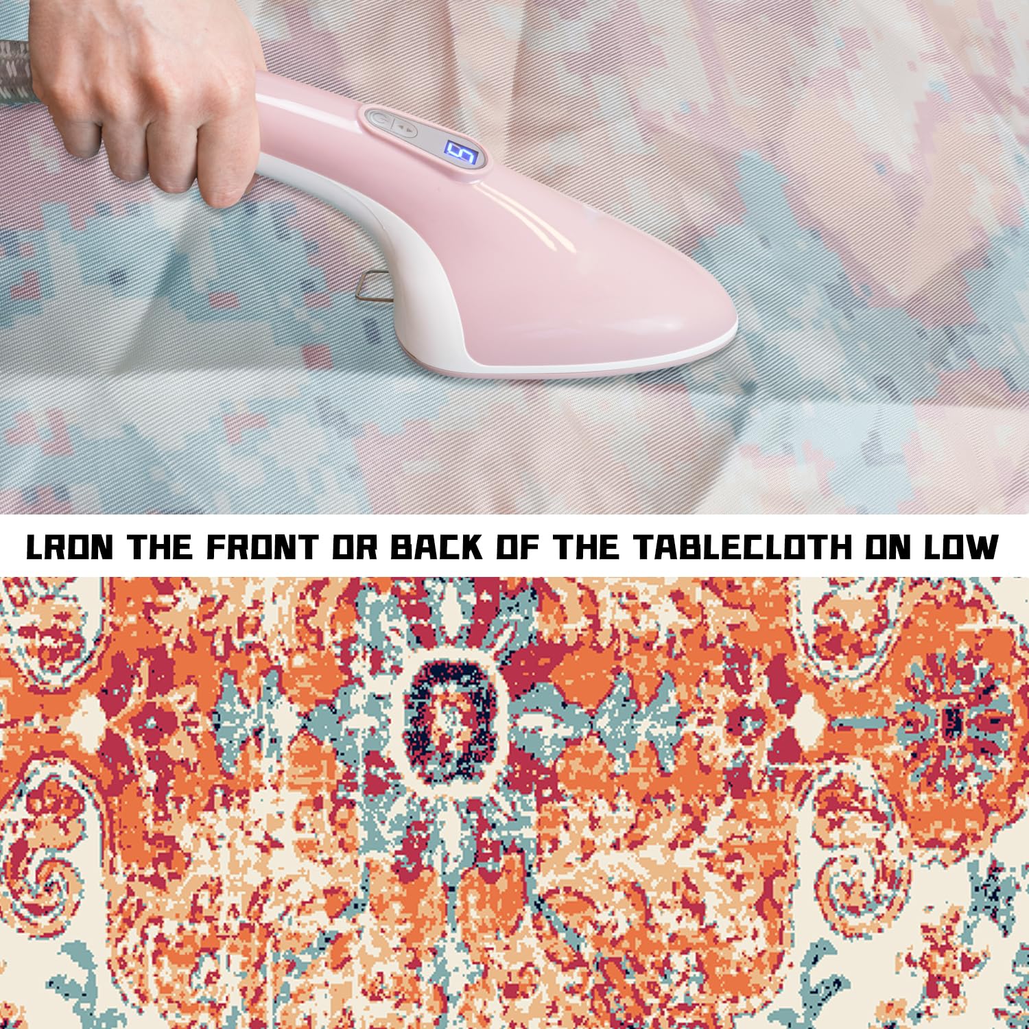 Ethnic Boho Round Fitted Tablecloth With Elastic Round Outdoor Tablecloth Round Elastic Tablecloth For Round Tables Waterproof W