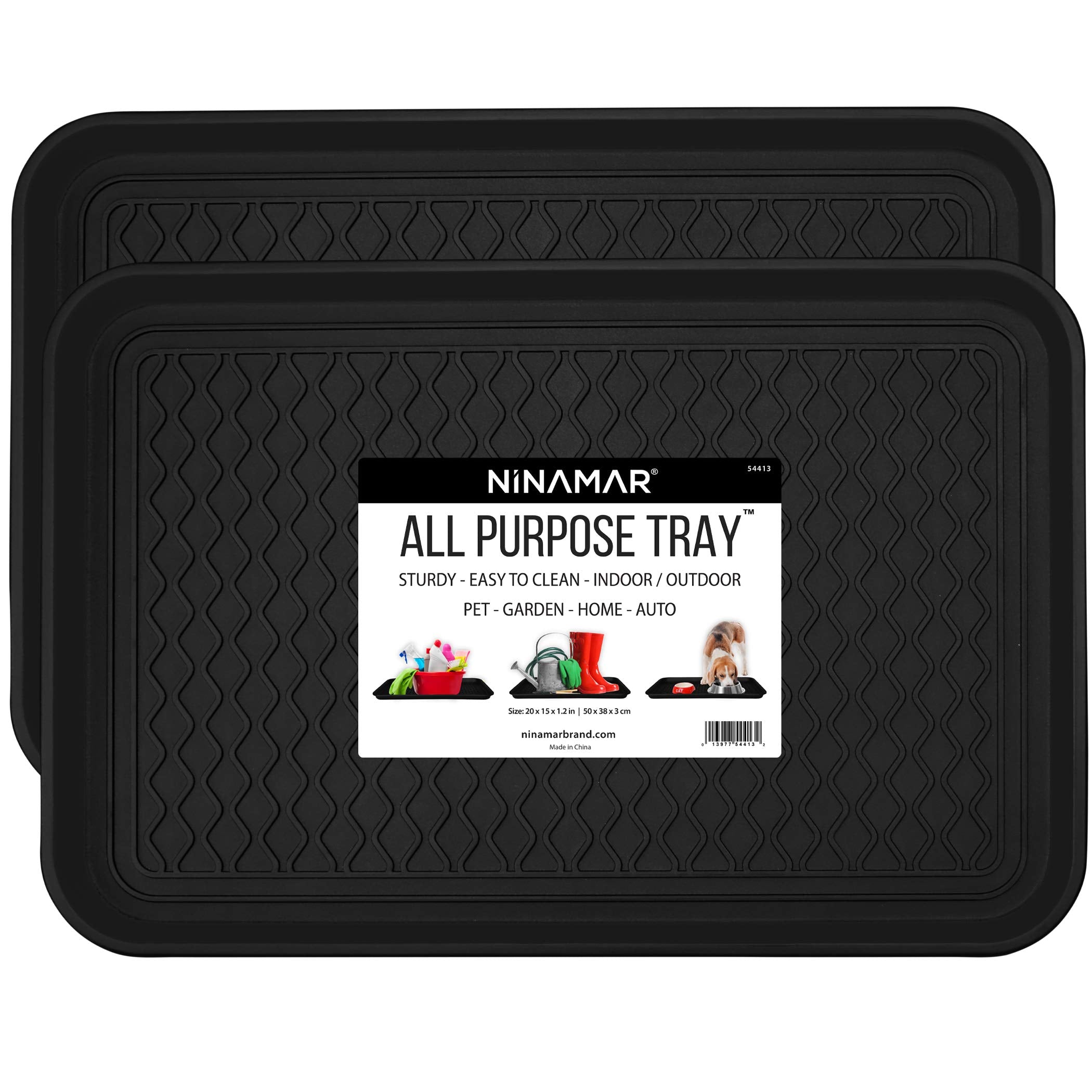 Ninamar Boot Tray - 20 x 15 Inch - 2 Trays