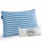 King Size Pillows - Adjustable Firm King Pillows For Back Stomach And Side Sleeper- Shredded Memory Foam Cooling Pillow For Neck
